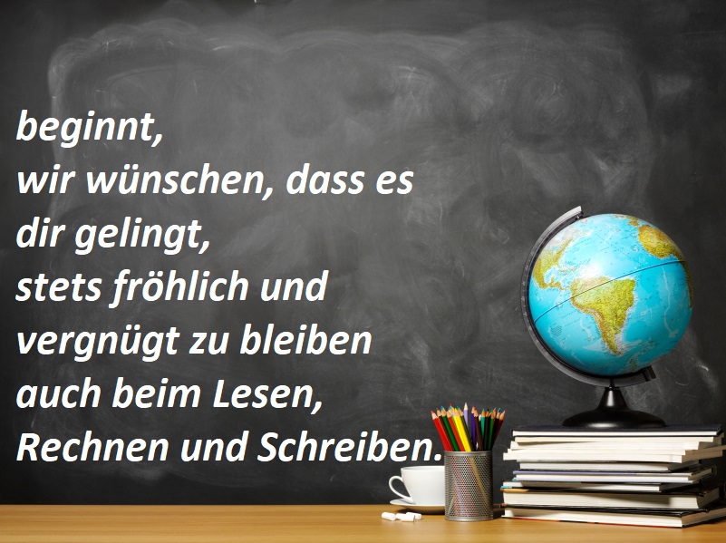 Glückwünsche und Sprüche zur Einschulung