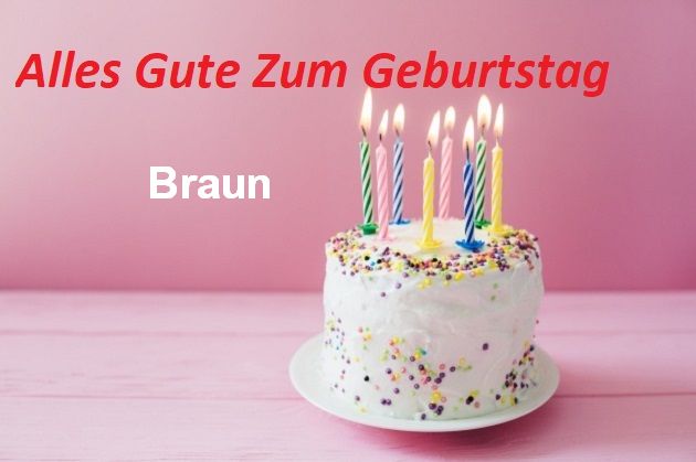 Geburtstagswünsche für Braunbilder - Geburtstagswünsche für Braun