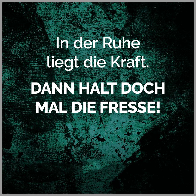 Anti zitat in der ruhe liegt die kraft dann halt doch mal die fresse Anti zitat in der ruhe liegt die kraft dann halt doch mal die fresse - Anti zitat in der ruhe liegt die kraft dann halt doch mal die fresse