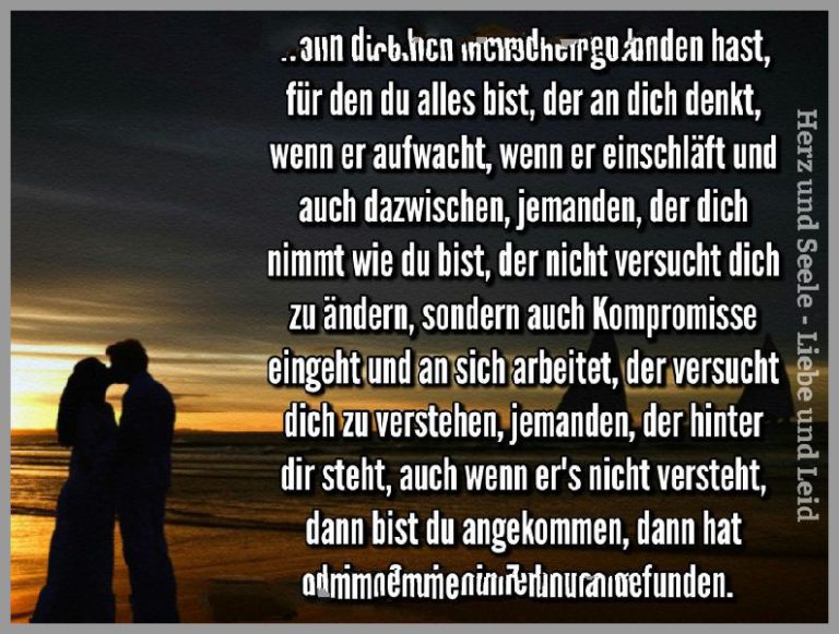 Wenn du einen menschen gefunden hast Bilder und Sprüche für Whatsapp