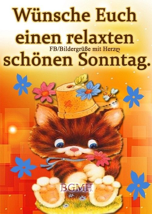 Schönen sonntag lustige bilder Bilder und Sprüche für Whatsapp und