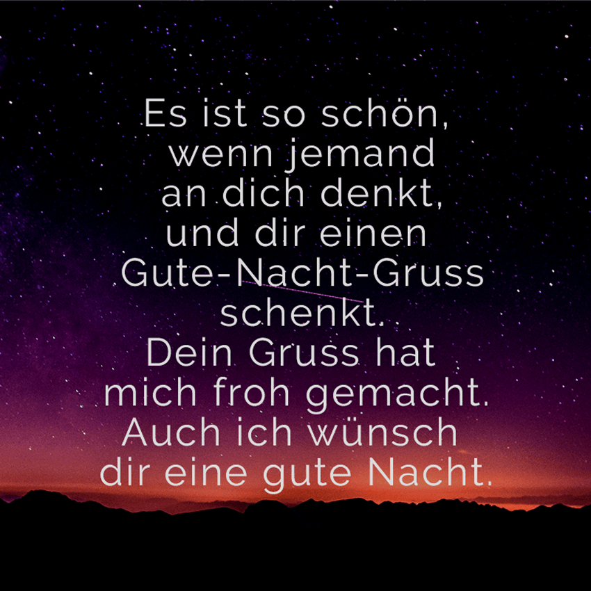 Sms gute nacht sprüche Bilder und Sprüche für Whatsapp und Facebook