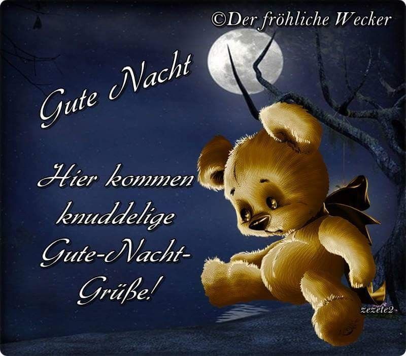 Gute nacht spruch Animierte Gif Bilder und Sprüche für Whatsapp und
