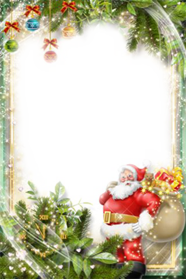 hübsche Santa Klausel Rahmenkarte hubsche Santa Klausel Rahmenkarte - hübsche Santa Klausel Rahmenkarte